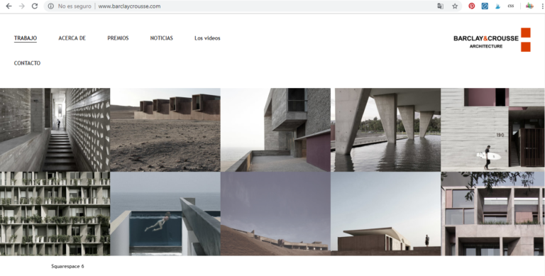 Web de Barclay & Crousse